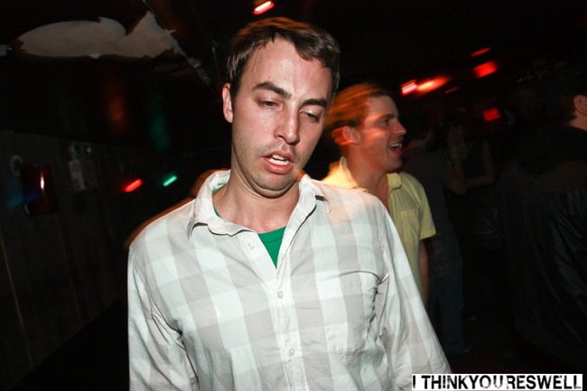 he partied too hard.