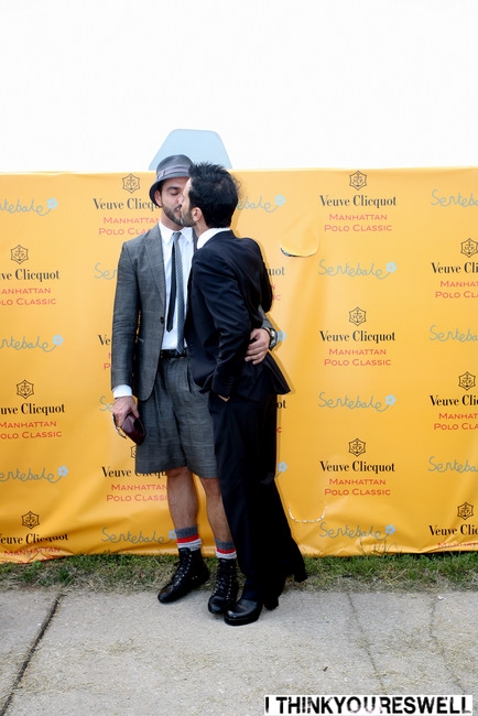because Marc Jacobs can literally do and kiss whomever he chooses.