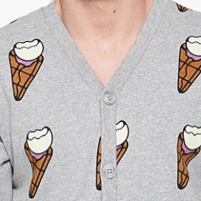 I WANT THAT: Ice Cream x Multi-cone Cardigan I WANT THAT: Ice Cream x Multi-cone Cardigan