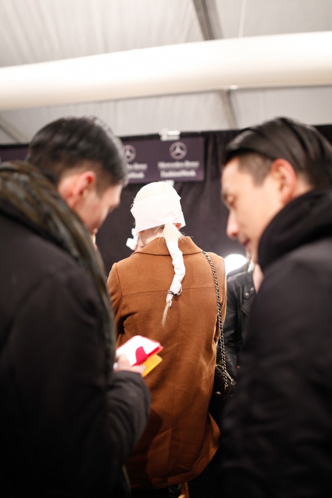 parkchoonmoo backstage pictures and runway