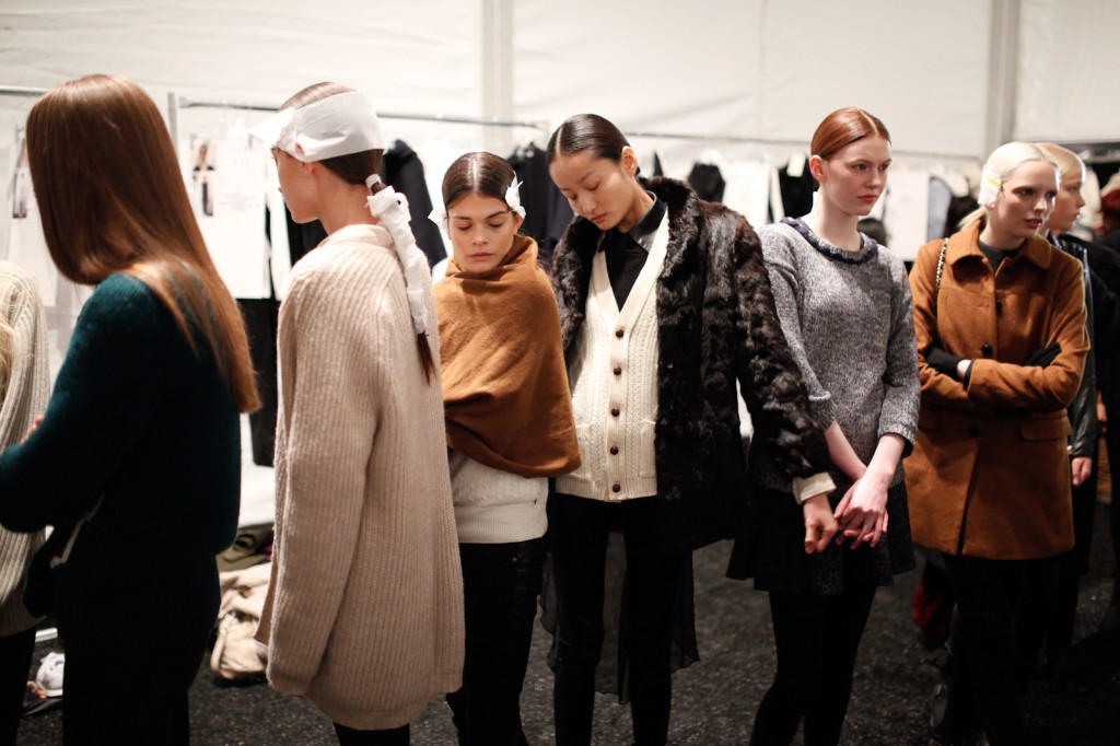 parkchoonmoo backstage pictures and runway